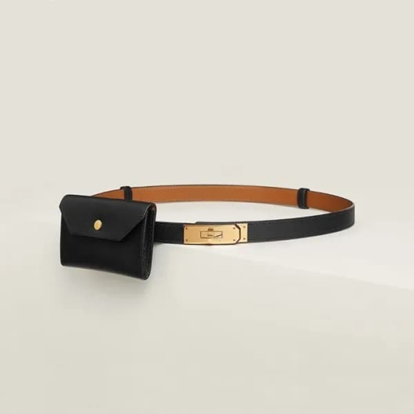에르메스 여성 켈리 포켓 벨트 - Hermes Womens Black Belts - be1… - 1