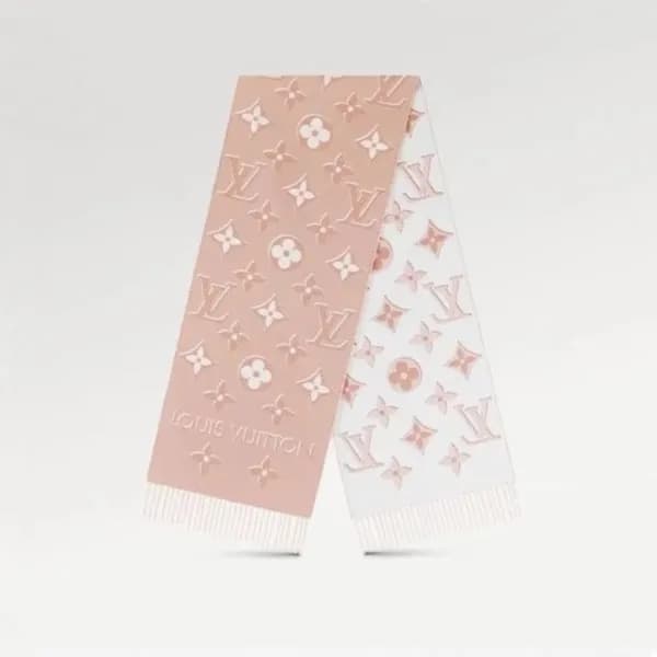 루이비통 여성 핑크 머플러 - Louis vuitton Womens Pink Muffler… - 1