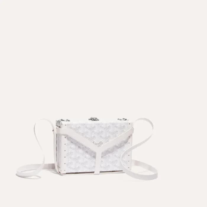 고야드 여성 화이트 미노디에르 트렁크 백 - Goyard Womens Minaudiere … - 1