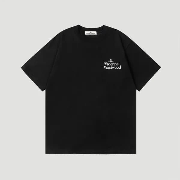 비비안웨스트우드 남/녀 블랙 반팔 티셔츠 - Vivienne Westwood Unisex …