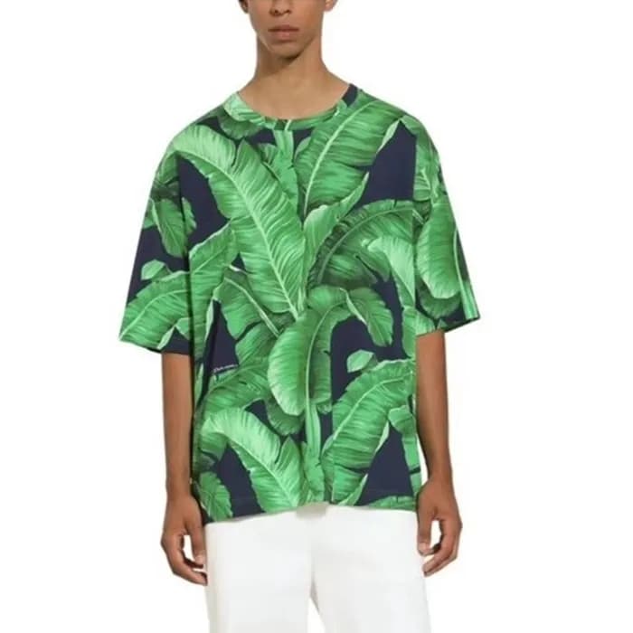 돌체앤가바나 남성 그린 반팔 티셔츠 - Dolce&Gabbana Mens Green Tsh… - 1