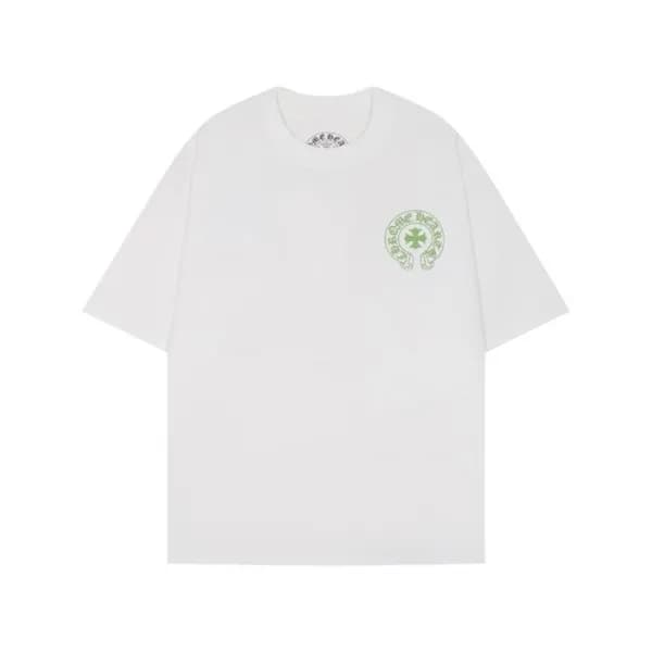 크롬하츠 남성 화이트 반팔티 - Chrom Hearts Mens White Tshirts … - 1