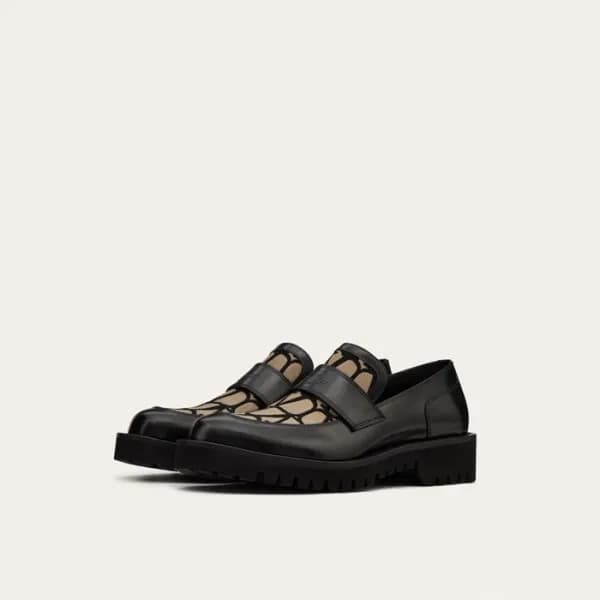 발렌티노 남성 블랙 로퍼 - Valentino Mens Black Loafer - vas1… - 1