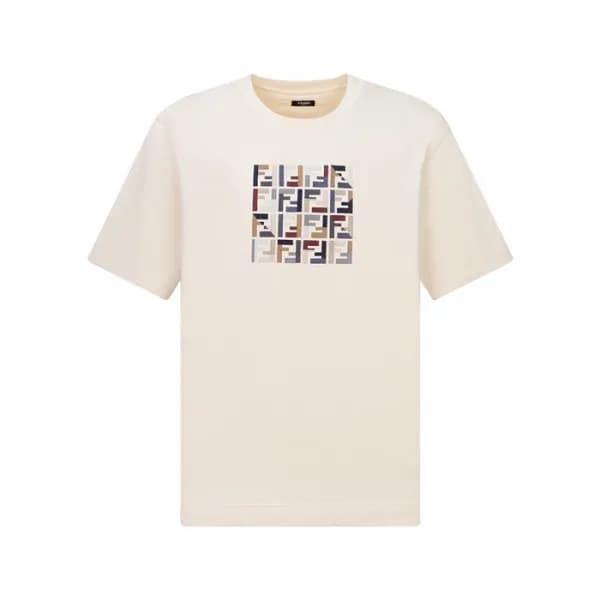 펜디 남성 라운드 반팔 티셔츠 - Fendi Mens Round Tshirts - fec2… - 1