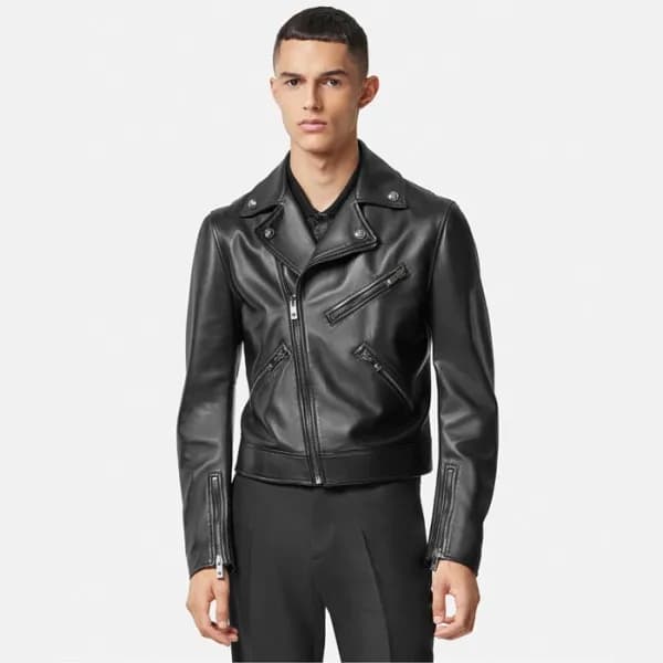 베르사체 남성 가죽 자켓 - Versace Mens Leather Jackets - vec… - 1