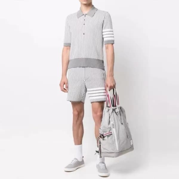톰브라운 남성 클래식 반바지 - Thom Browne Mens Classic Half-pa… - 1
