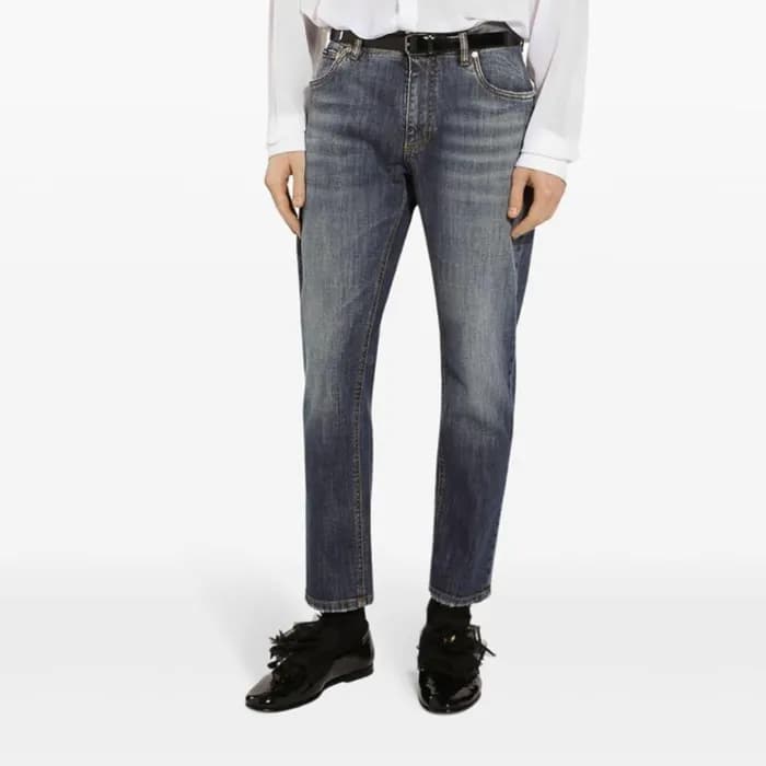 돌체앤가바나 남성 블루 청바지 - Dolce&Gabbana Mens Blue Jeans -… - 1