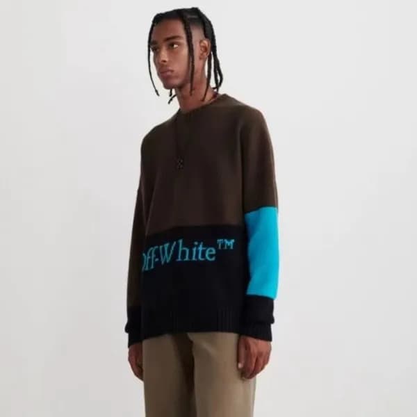 오프화이트 남성 라운드 니트 - Off-white Mens Round Knitwear - … - 1