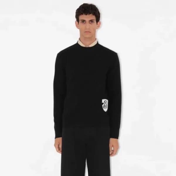 버버리 남성 라운드 스웨터 - Burberry Mens Round Sweater - buc… - 1