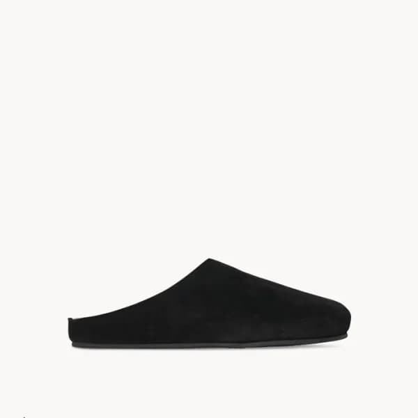 더 로우 여성 휴고 슬라이드 스웨이드 애쉬 - The Row Womens Hugo Slid… - 1