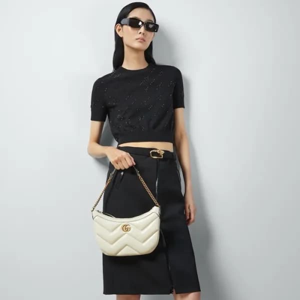 구찌 여성 GG 마몬트 백 - Gucci Womens GG Marmont Bag - gub… - 1