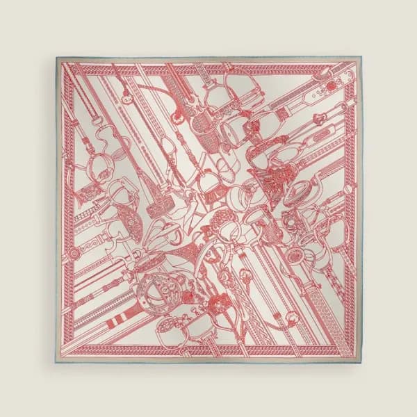 에르메스 여성 양면 스카프 - Hermes Womens Reversible Scarf - … - 1