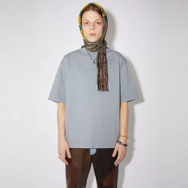 아크네 남성 크루넥 반팔티 - Acne Mens Round Tshirt - anc6165x - 1