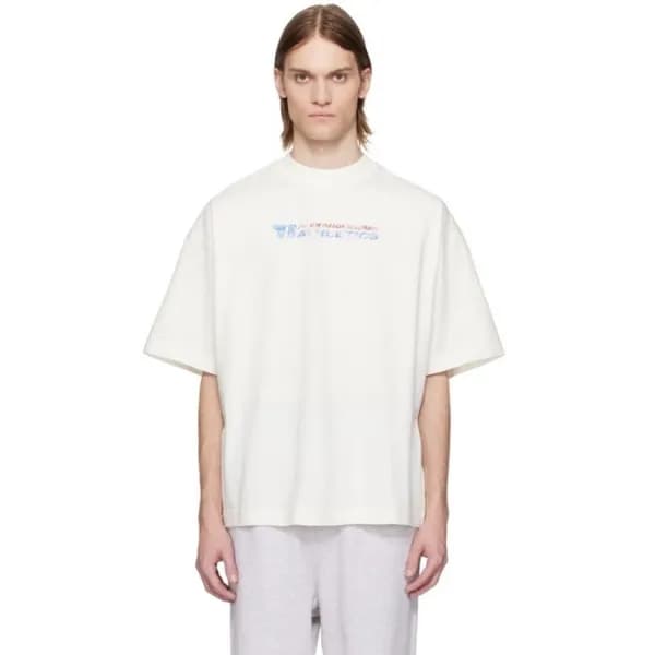 알렉산더왕 남성 라운드 반팔티 - Alexander wang Mens Round Tshir… - 1