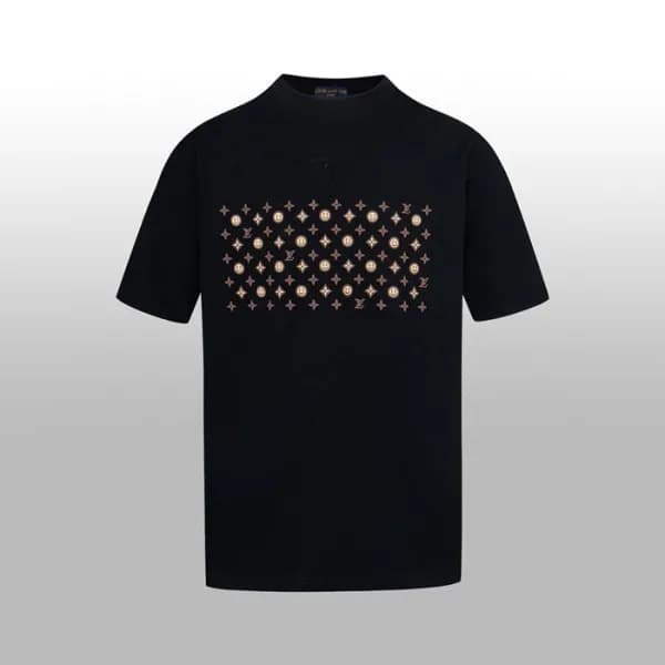 루이비통 남성 라운드 반팔 티셔츠 - Louis vuitton Mens Round Tshi… - 1