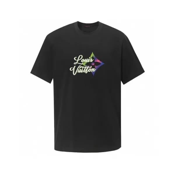 루이비통 남성 라운드 반팔 티셔츠 - Louis vuitton Mens Round Tshi… - 1