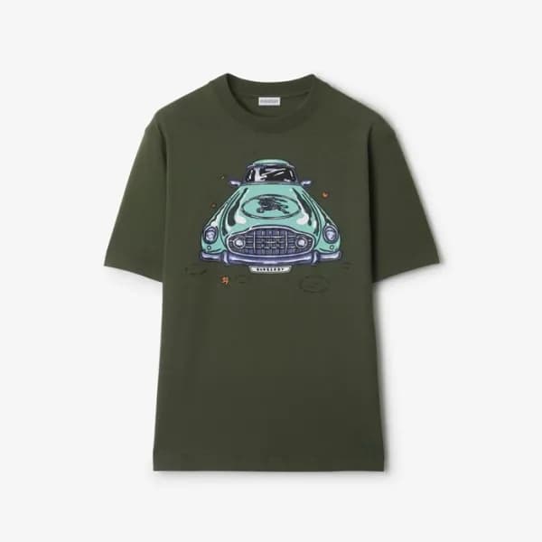 버버리 남성 라운드 반팔 티셔츠 - Burberry Mens Round Tshirt - b… - 1
