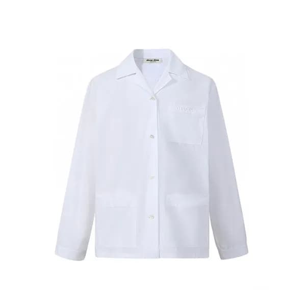 미우미우 남/녀 모던 셔츠 - Miumiu Unisex Modern Shirts - mic… - 1