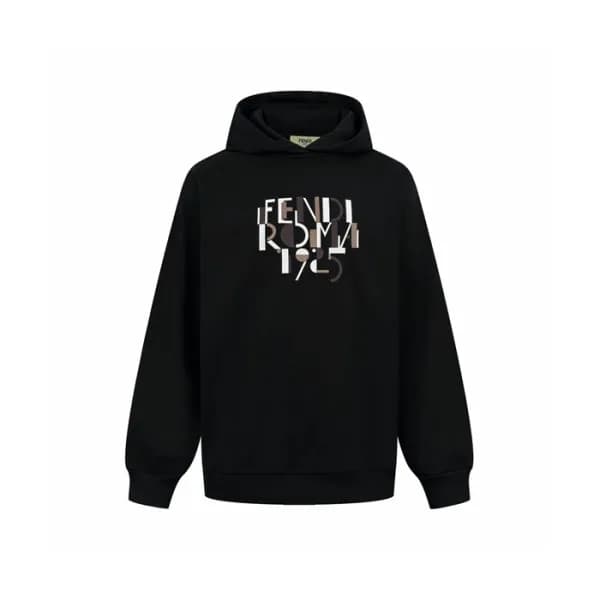 펜디 남성 FF 후드티 - Fendi Mens FF Hooded - fec12360x - 1