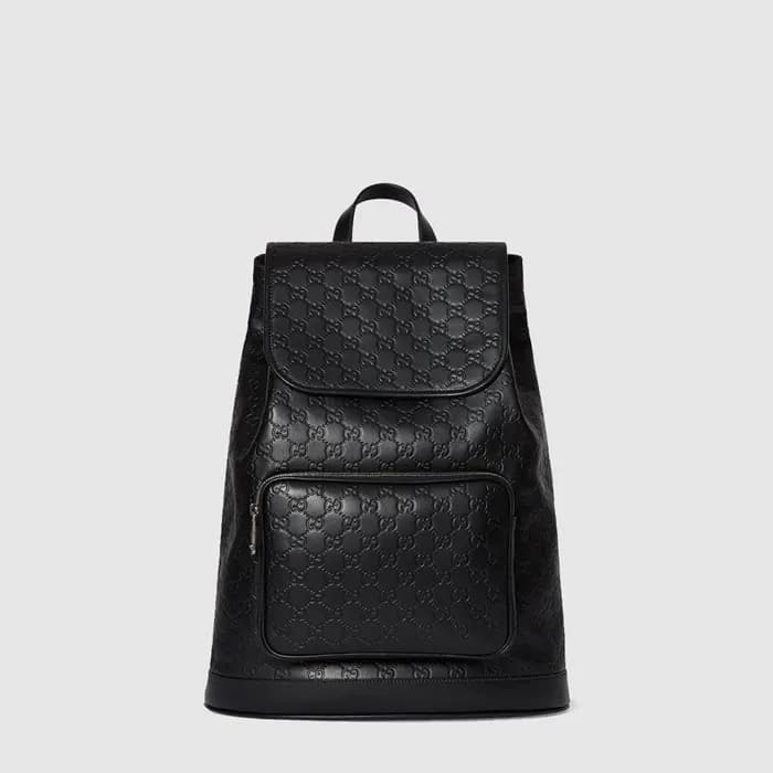 구찌 남성 GG 엠블럼 미디엄 백팩 - Gucci Mens GG Emblem Medium … - 1