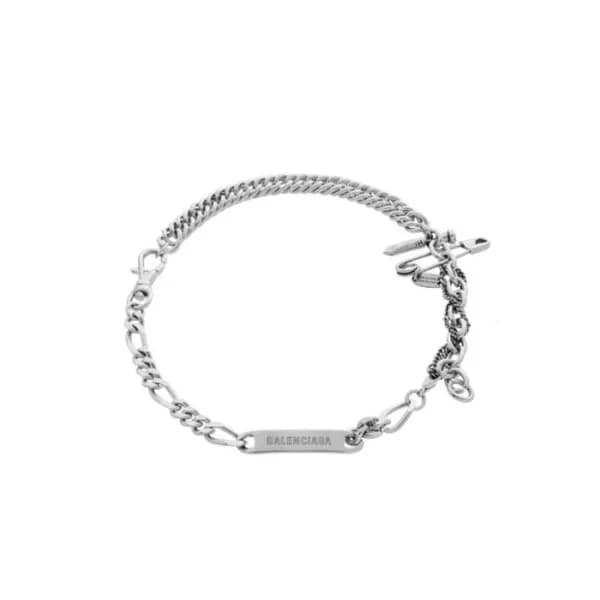 발렌시아가 남성 골드 네크리스 - Balenciaga Mens Gold Necklace -… - 1
