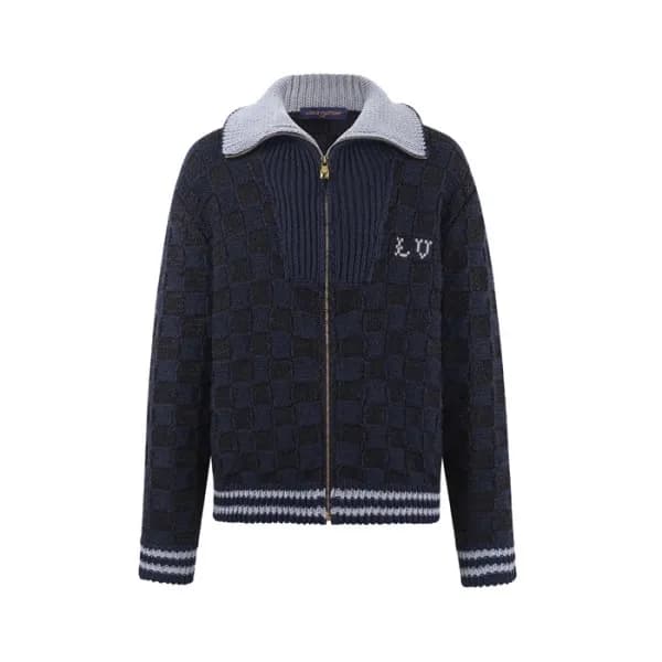 루이비통 남성 니트 자켓 - Louis vuitton Mens Knit Jacket - l… - 1