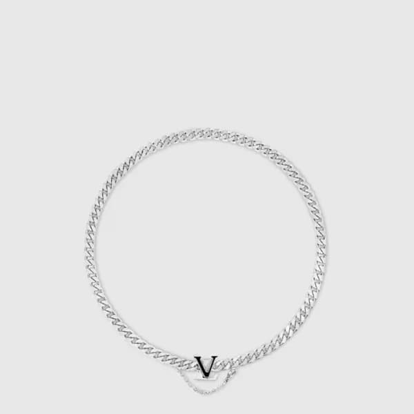 루이비통 남성 스파이크 네크리스 - Louis vuitton Mens LV Spike Ne… - 1