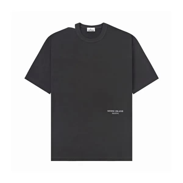 스톤아일랜드 남성 라운드 반팔 티셔츠 - Stone Island Mens Round Tsh… - 1
