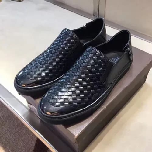 [보테가 베네타] 인테르치아토 블랙 남성용 스니커즈 bv0003x - Bottega Ven… - 1