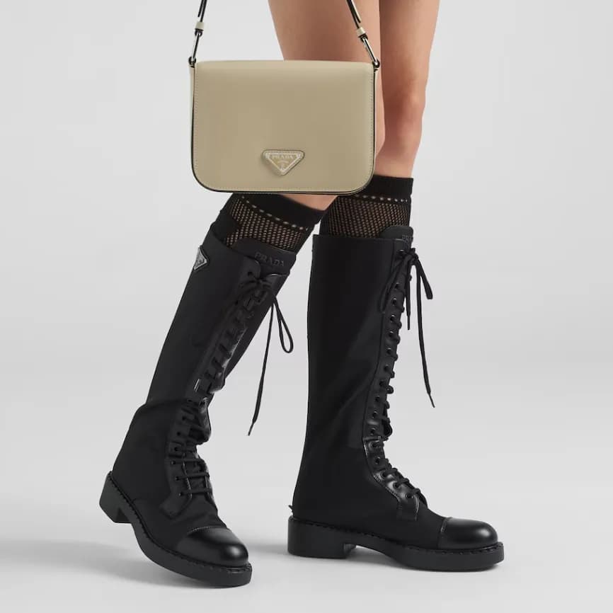PRADA 2023 LADIES LEATHER LONG BOOTS - 프라다 여성 레더… - 1