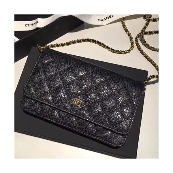 Chanel WOC Chain Cross Bag,19CM - 샤넬 WOC 체인 크로스백,C… - 1