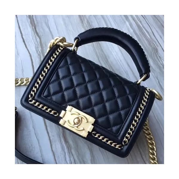 Chanel Leboy Chain Shoulder Bag,20CM - 샤넬 르보이 체인 숄… - 1