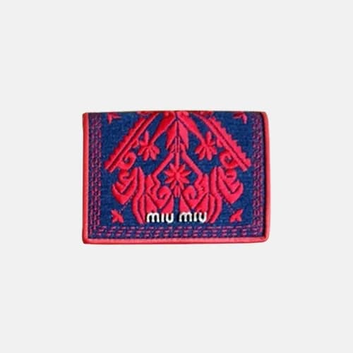 MiuMiu 2018 Ladies Matelassé Nappa Leather Wallet … - 1
