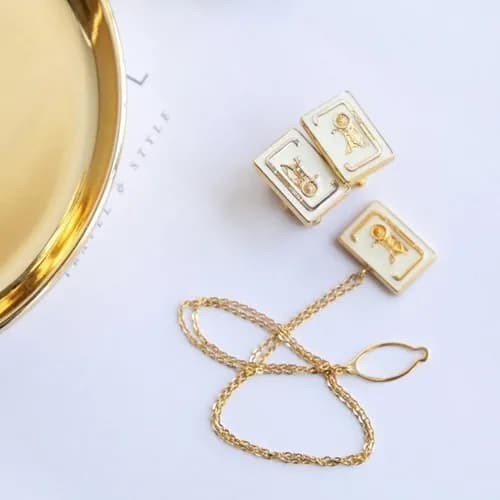 CELINE MENS YELLOW GOLD CUFFS - 셀리느 남성용 18…