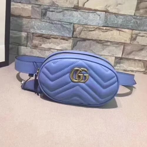 Gucci Marmont Matlase Belt Bag,18CM - 구찌 마몬트 마틀라세 … - 1