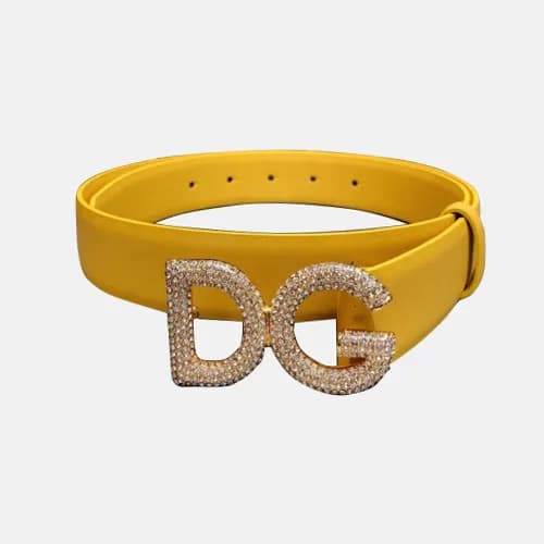 Dolce&Gabbana 2019 Ladies Santi Logo Buckle Leathe… - 1