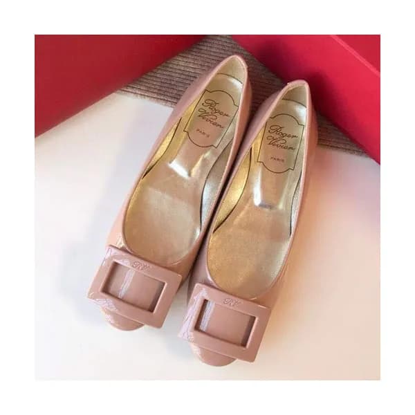 Roger Vivier 2019 Ladies Belle Patent-Leather Flat… - 1