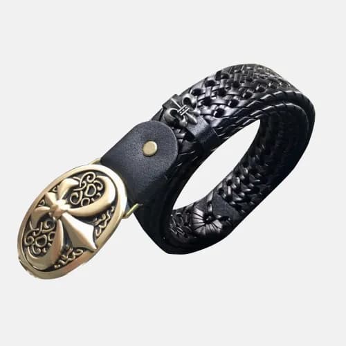 Chrome Hearts 2019 Mens Vintage Steel Buckle Handi… - 1