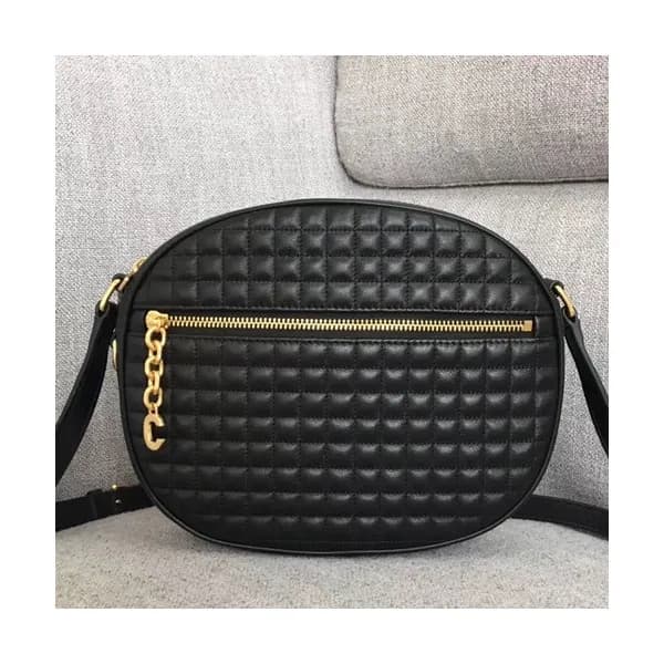 Celine 2019 Leather C Medium Shoulder Bag,24.5CM -… - 1