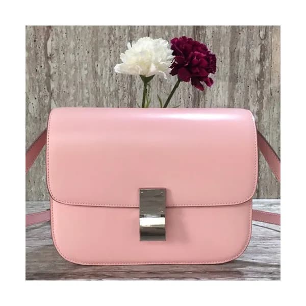 Celine Leather Classic Box Shoulder Bag,24CM - 셀린느… - 1