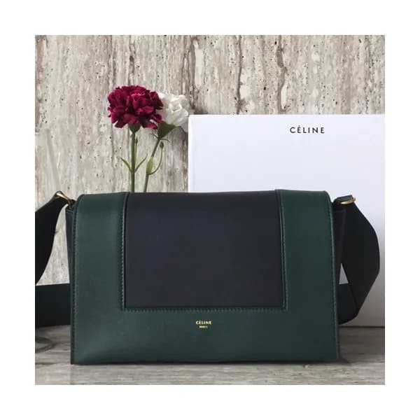 Celine Leather Frame Shoulder Bag,25CM - 셀린느 레더 프레… - 1