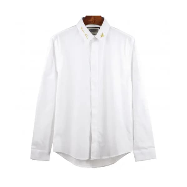 Dior 2019 Mens Honeybee Embroidery Logo Cotton Tsh… - 1