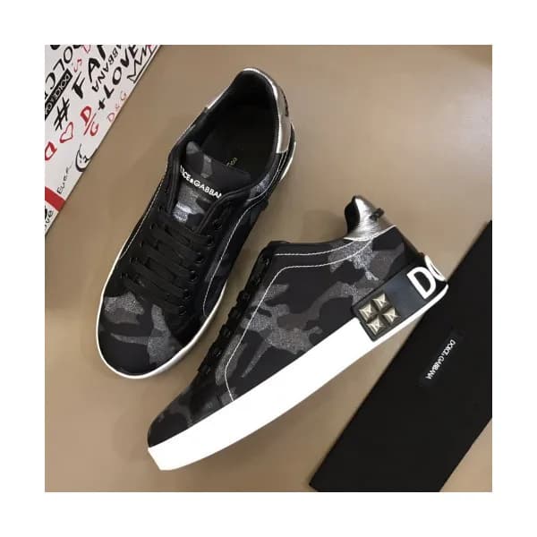[파격특가]Dolce&Gabbana 2019 Mens Calfskin Graffit Sne… - 1