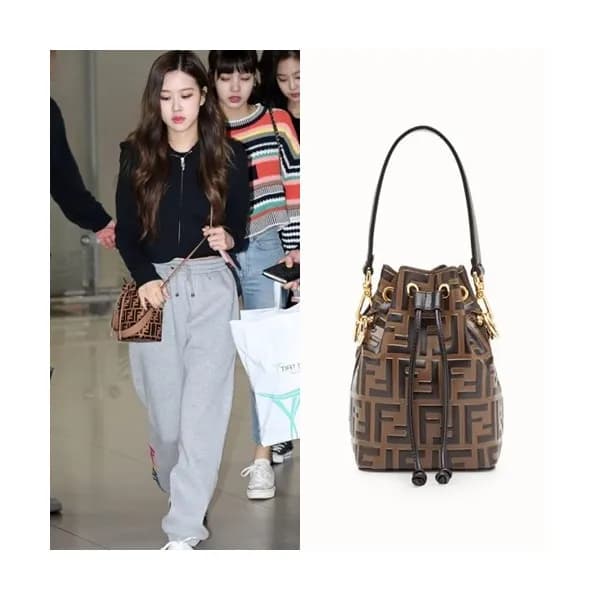 Fendi 2019 Mon Tresor Bucket Tote Shoulder Bag ,18… - 1