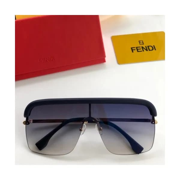 Fendi 2019 Mm/Wm Logo Trendy Metal Frame Sunglasse… - 1