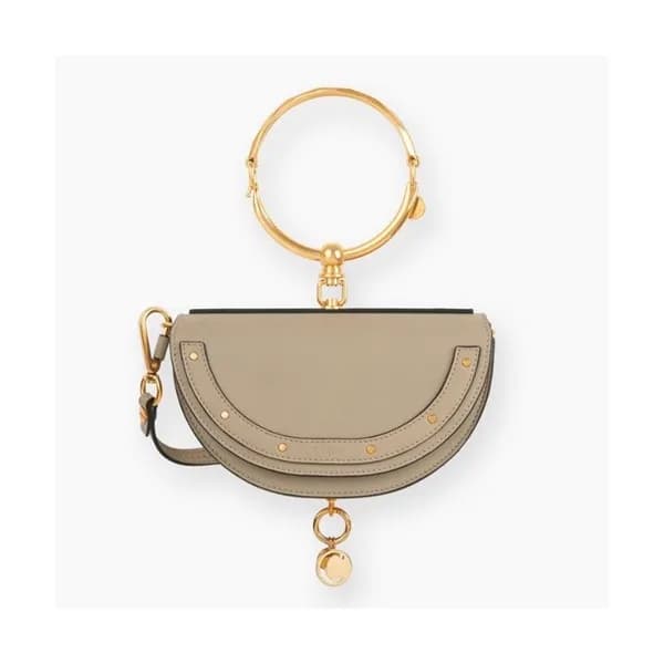 Chole 2019 Nile Leather Tote Shoulder Bag, 20cm - … - 1