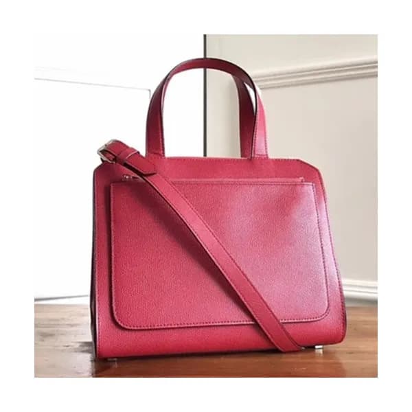 Valextra 2019 Passepartout Leather Tote Shoulder B… - 1