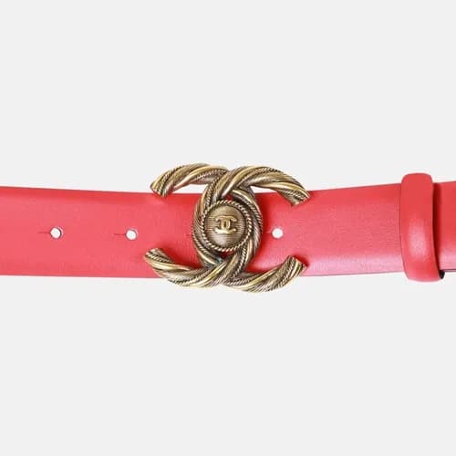 Chanel 2019 Ladies Leather Belt - 샤넬 2019 여성용 레더 벨… - 1