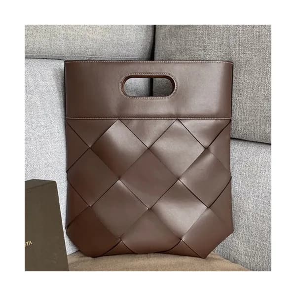 Bottega Veneta 2019 Leather & Canvas Intreccio Sli… - 1