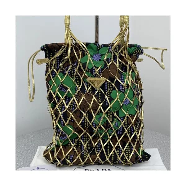 Prada 2019 Nylon Tote Shoulder Shopper Bag,33CM -… - 1